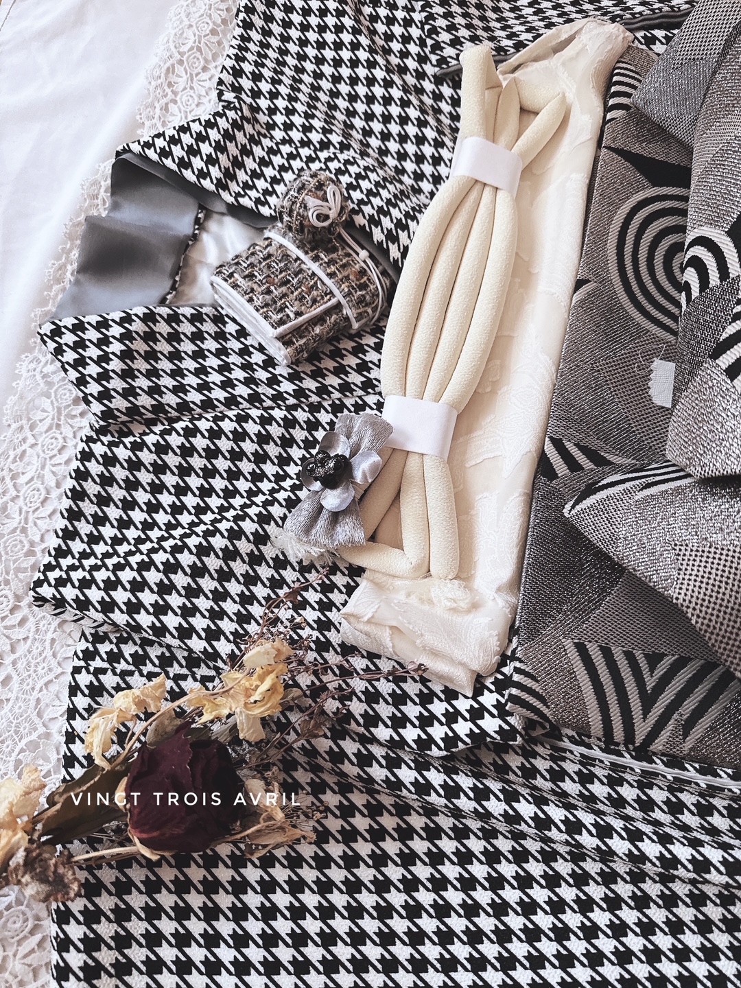 ハーフ成人式10歳の女の子の着物記念写真 ヴァントワアヴリル